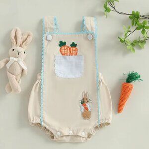Peter Rabbit Easter Bunny Baby Boys Girls Romper Sunsuit